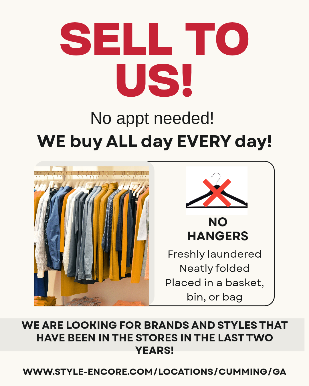 SELL TO US!! CASH ON THE SPOT!